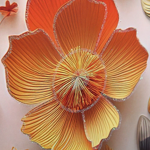 Пакет подарочный Восковые цветочки 322610 см_6