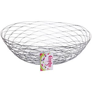 Фруктовница "Brownie" 32*24*9см лоза серая