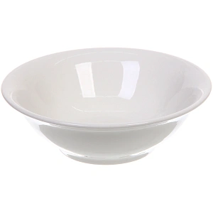 Тарелка керамическая "Белая классика" 17,5*5,5см глубокая 