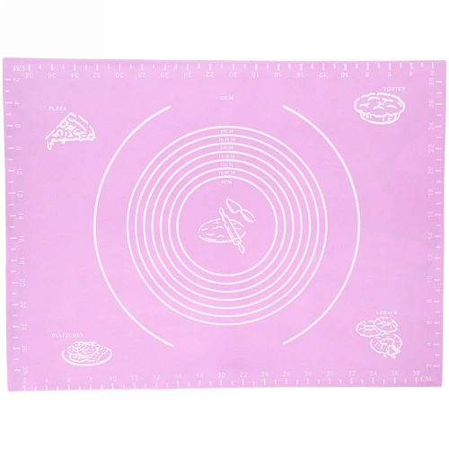 Коврик силиконовый для раскатки теста 38*28 см 