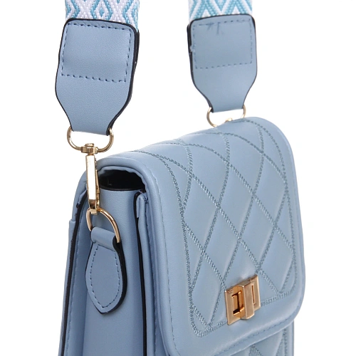 Сумка женская через плечо Шанти, цвет небесный, 196,5133,5см (лейбл Ultramarine)_6