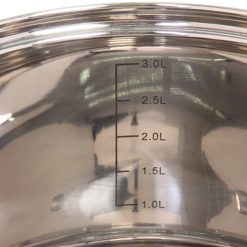 Набор посуды из нержавеющей стали VICALINA 4 предмета (4 кастрюли 1,9л, 2,7л, 3,6л, 6,0л) VL-585_10