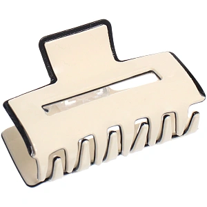 Заколка - краб для волос "AKS-EMPIRE", цвет белый, 4,5*3см