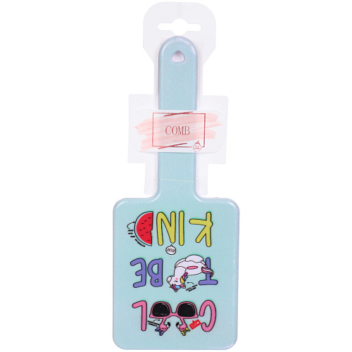 Расческа массажная компактная ЭКЛЕР, микс 4 дизайна, 229см (PVC подвес)_6