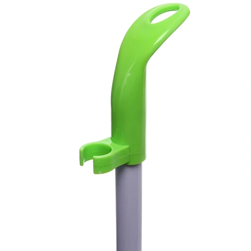 Набор для уборки, щетка для пола с совком зеленый_13