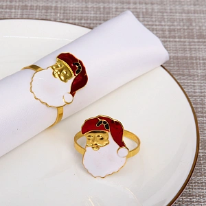 Набор колец для салфеток 2шт "`Дед Мороз"