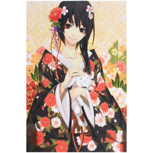 Алмазная мозаика на подрамнике с полным заполнением "МИР ЯРКИХ КРАСОК", китайская красавица, 20*30 см