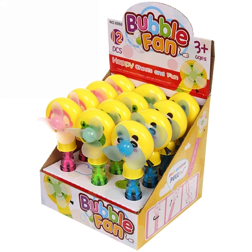 Мыльные пузыри Зверушки 17 см, с вентилятором, микс_6