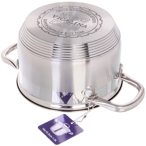 Кастрюля из нержавеющей стали VICALINA 1,9л, индукция, VL-1072_6