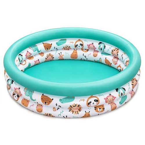 Бассейн надувной круглый 102*25 см Coral Reef Crew Kiddie Bestway (51008)