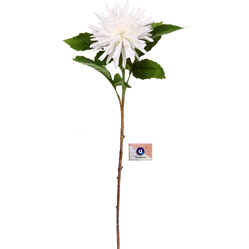 Цветок искусственный "Natur" 74см Хризантема белая