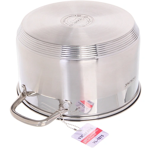 Кастрюля из нержавеющей стали VICALINA 6,3л, индукция, VL-1075_6