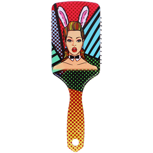 Расческа массажная прямоугольная форма КОЛЛЕКЦИЯ ИМАНИ - ФОРТУНА, микс 4 дизайна, 247,5см (PVC упаковка)_6