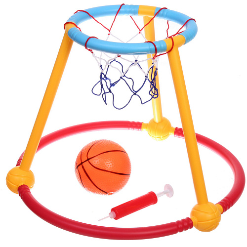 Набор игровой для бассейна ZG270-289 кольцо 45,545,535,5 см, мяч 12 см, насос_3