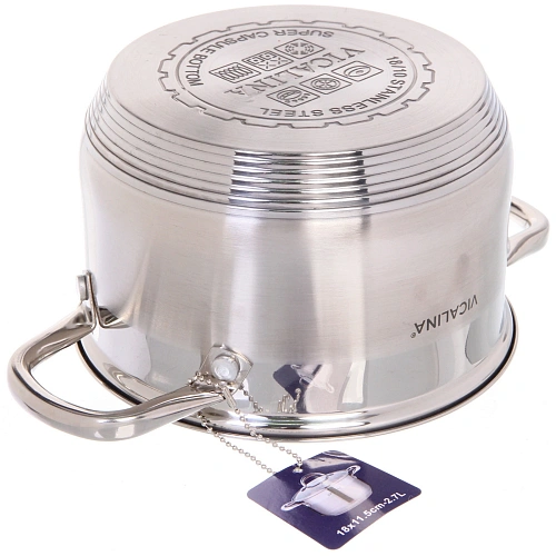 Кастрюля из нержавеющей стали VICALINA 2,7л, индукция, VL-1073_6