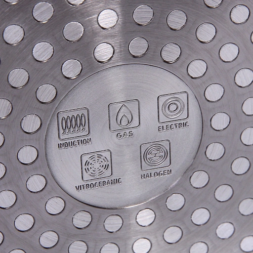 Сковорода BAROLY CHOCOLATE 22см индукционная с крышкой, бакелитовая ручка_6