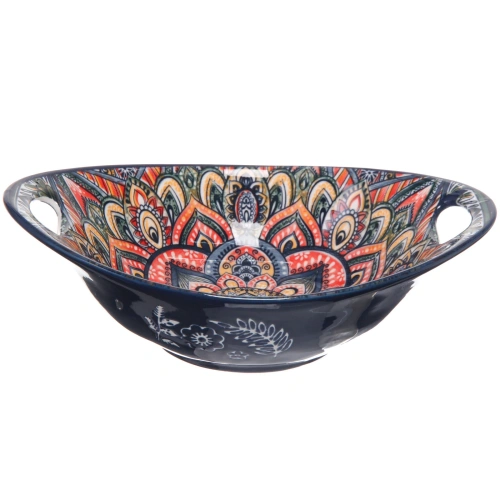 Форма керамическая для запекания "Марракеш" синяя 23*15,5*6,5см