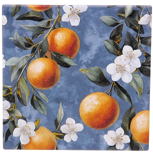 Подставка керамическая 16*16см "Апельсины"