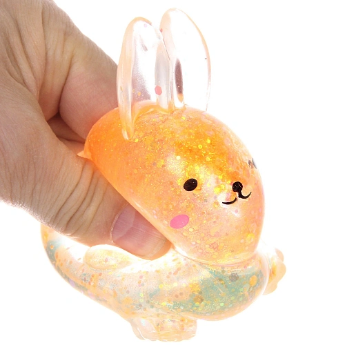 Игрушка Зайчонок мялка, 10,5 см, микс_8