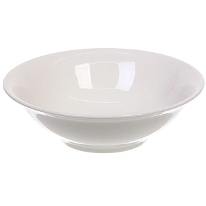 Тарелка керамическая "Белая классика" 20*6см глубокая