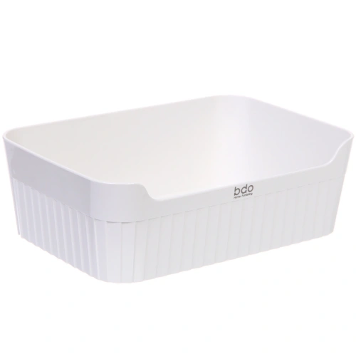 Корзина - органайзер  "БИСКОТТИ", цвет белый, 26.5*18.5*8.7cм