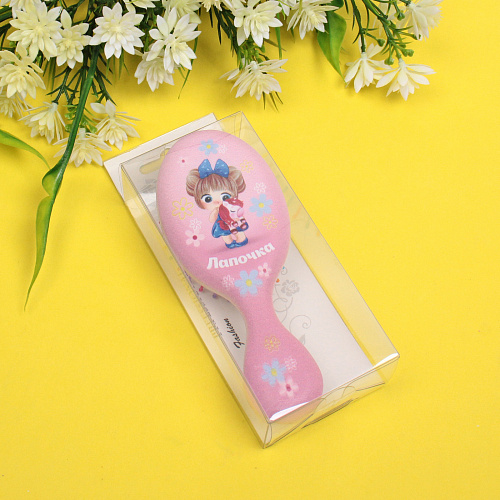 Расческа массажная детская MaMiKa, Лапочка, 135см (Разработка РЦ Восток, pvs коробка)_3