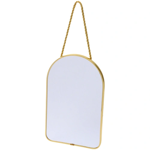 Зеркало подвесное "ЭЛАНТРА", трапеция, цвет золото, 16,5*26см