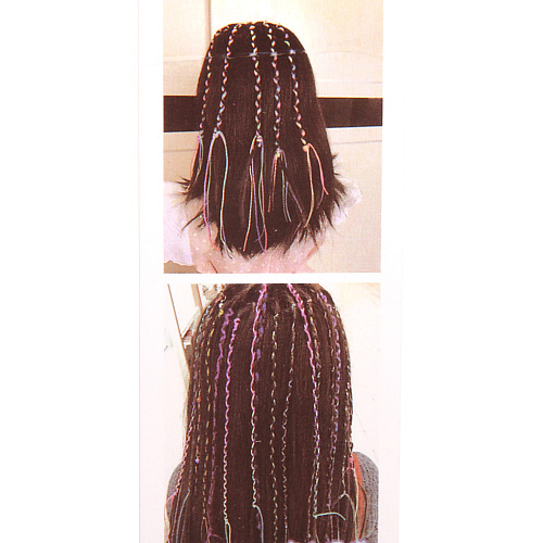 Пряди цветные для вплетения в косы Beauty Day, спирали, 45см_10