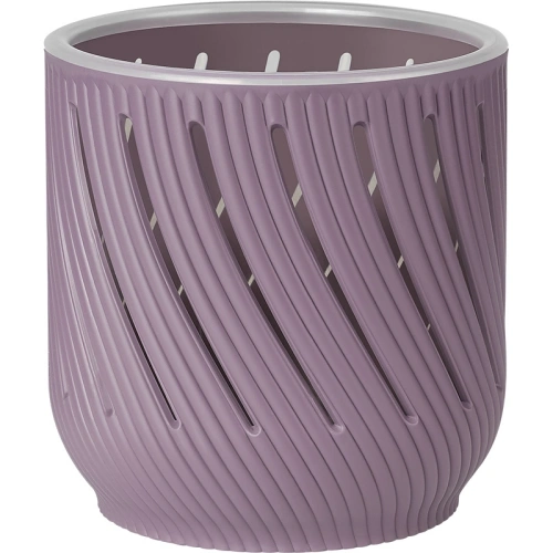 Кашпо для цветов пластиковое 2л d-14,5см "Fleurs" Слива