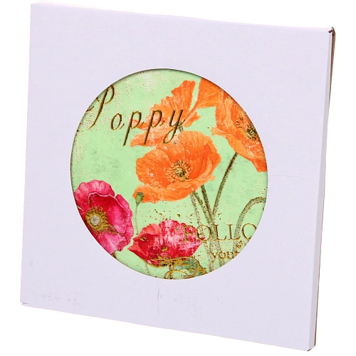 Подставка керамическая 18 см Маки_5