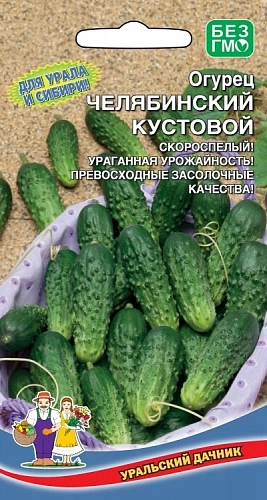 Семена Огурец Челябинский Кустовой 0,1 гр (Марс) Б/П