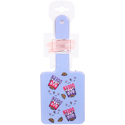Расческа массажная компактная ЭКЛЕР, микс 4 дизайна, 229см (PVC подвес)_8