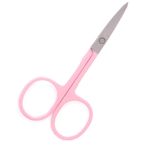 Ножницы маникюрные в пакете "Manicure set", классические, цвет розовый, 8,5см