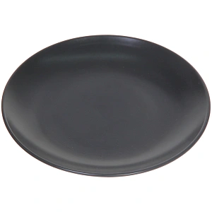 Тарелка керамическая 20см "Матовая глазурь" серая