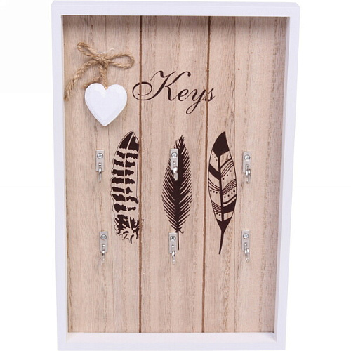 Ключница-панно Keys 3020см 6 крючков WP05_4
