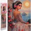 Алмазная мозаика в рулоне 30*40см полная выкладка "DIAMOND", Принцесса Азалия