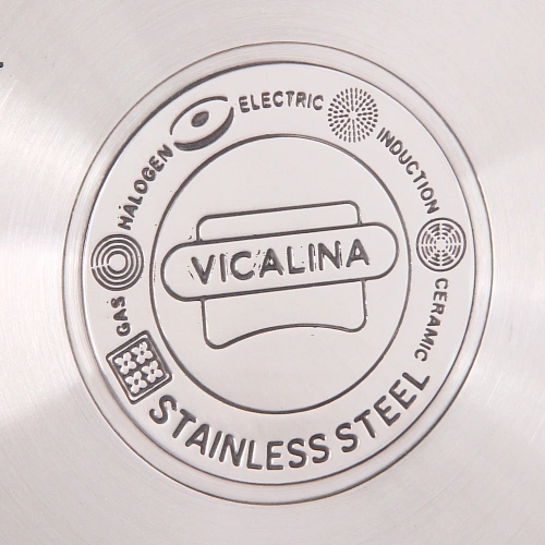 Набор посуды из нержавеющей стали VICALINA 4 предмета (4 кастрюли 1,9л, 2,7л, 3,6л, 6,0л) VL-585_8