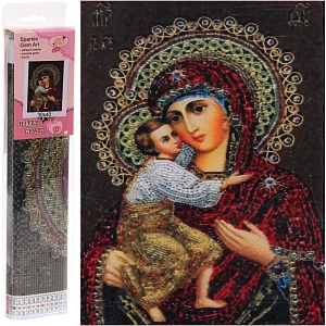 Алмазная мозаика в рулоне 30*40см полная выкладка "DIAMOND", Православие