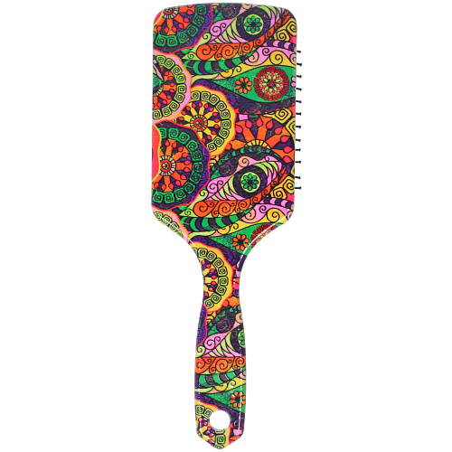 Расческа массажная прямоугольная форма КОЛЛЕКЦИЯ ИМАНИ - МАЛЬТА, микс 4 дизайна, 247,5см (PVC упаковка)_5