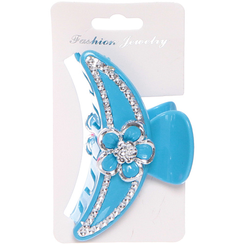 Заколка-краб для волос на блистере Emily Collection - Lili, микс 6 цветов, 7,5см _16