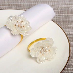 Набор колец для салфеток 2шт "Перламутровая фантазия`"