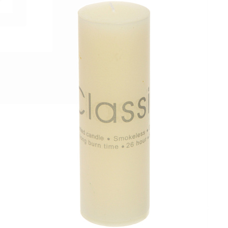 Свеча "Classic" 5*15см цвет белый ZD-004